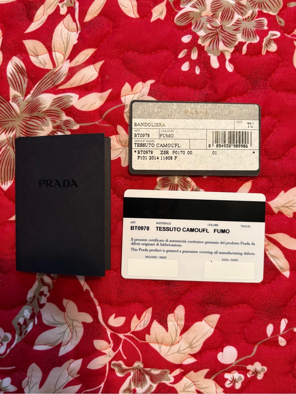 Prada Black & Gray Camo Nylon Messenger Crossbody - Picture 7 of 7